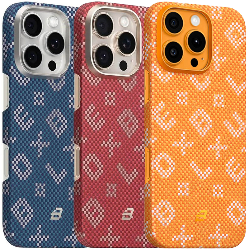TPU+PC чехол Blueo Gilded Tactile Woven with Magnetic Fit для Apple iPhone 16 Pro Max (6.9"), TPU+PC, купить оптом с доставкой