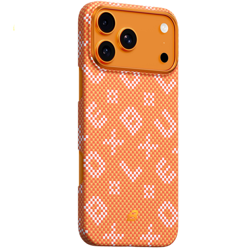TPU+PC чехол Blueo Gilded Tactile Woven with MagSafe для Apple iPhone 17 Pro (6.3) на картинке №1