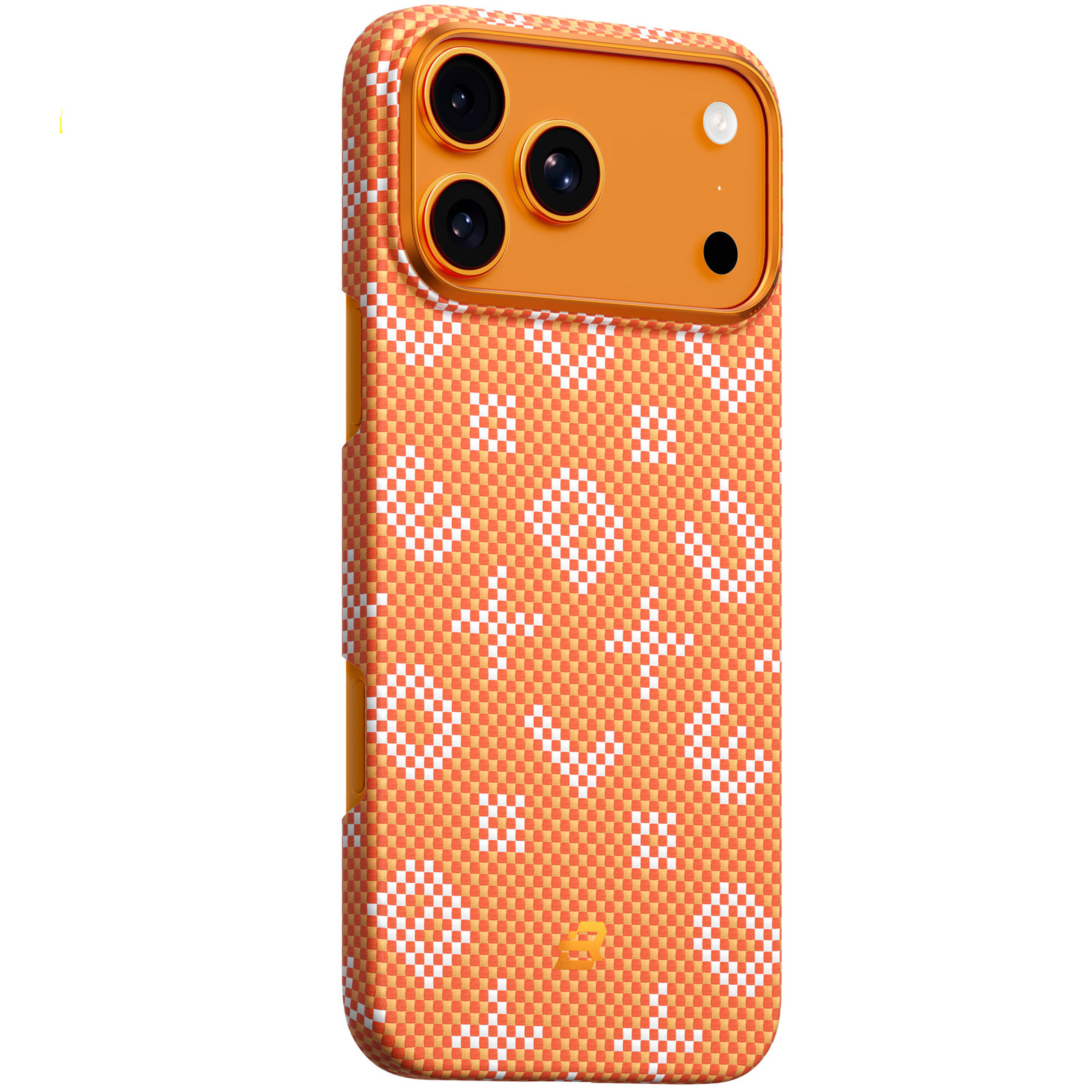 TPU+PC чехол Blueo Gilded Tactile Woven with Magnetic Fit для Apple iPhone 17 Pro (6.3"), Orange, TPU+PC, купить оптом с доставкой