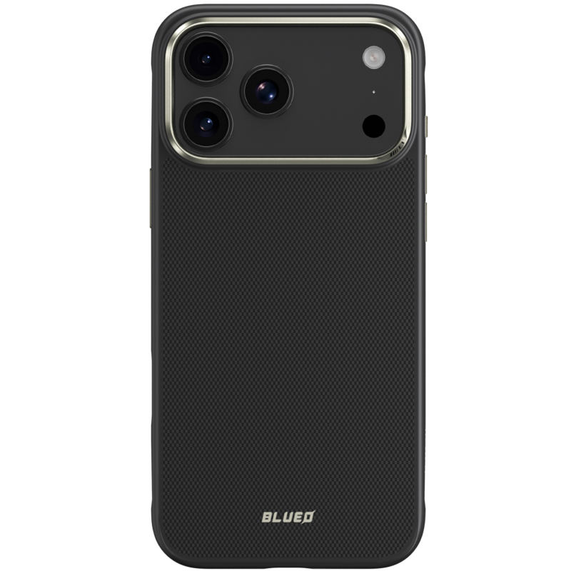 TPU+PC чехол Blueo Aramid Fiber with Magnetic Fit для Apple iPhone 17 Pro Max (6.9"), Black 1, TPU+PC, купить оптом с доставкой