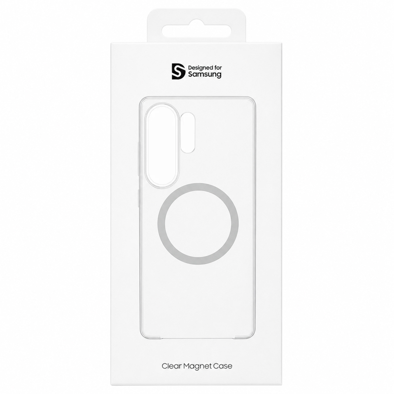 Чохол PC Clear Magnet Case (AAA) with MagSafe для Samsung Galaxy S25 Ultra на малюнкі №4