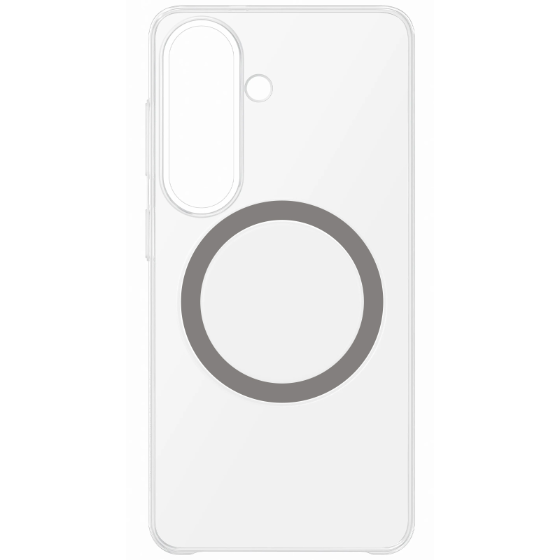 Чехол PC Clear Magnet Case (AAA) with Magnetic Fit для Samsung Galaxy S25+, Clear / Grey 2, Пластик, купить оптом с доставкой