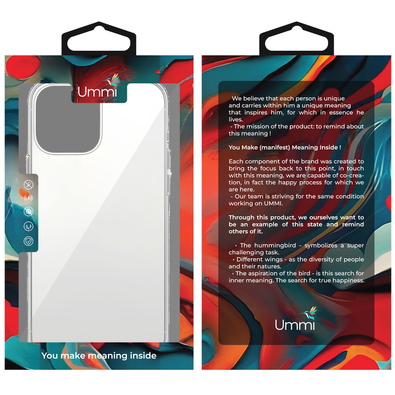 Чохол TPU Ummi transparent для Apple iPhone 12 Pro Max (6.7) на малюнкі №2