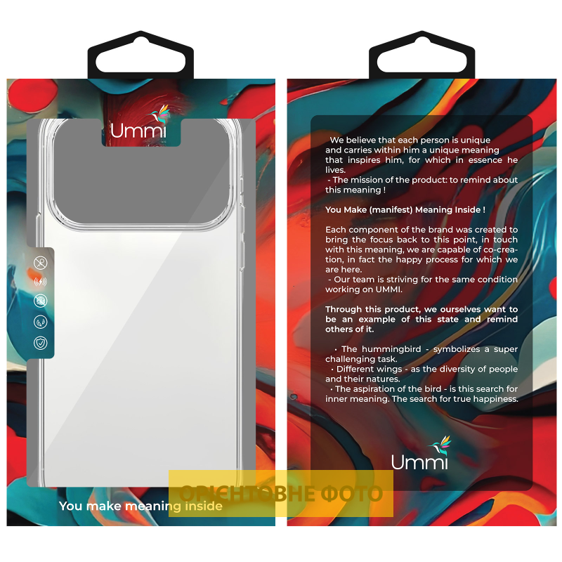 Чехол TPU Ummi transparent для Apple iPhone 18 Pro, Clear 1, TPU, купить оптом с доставкой