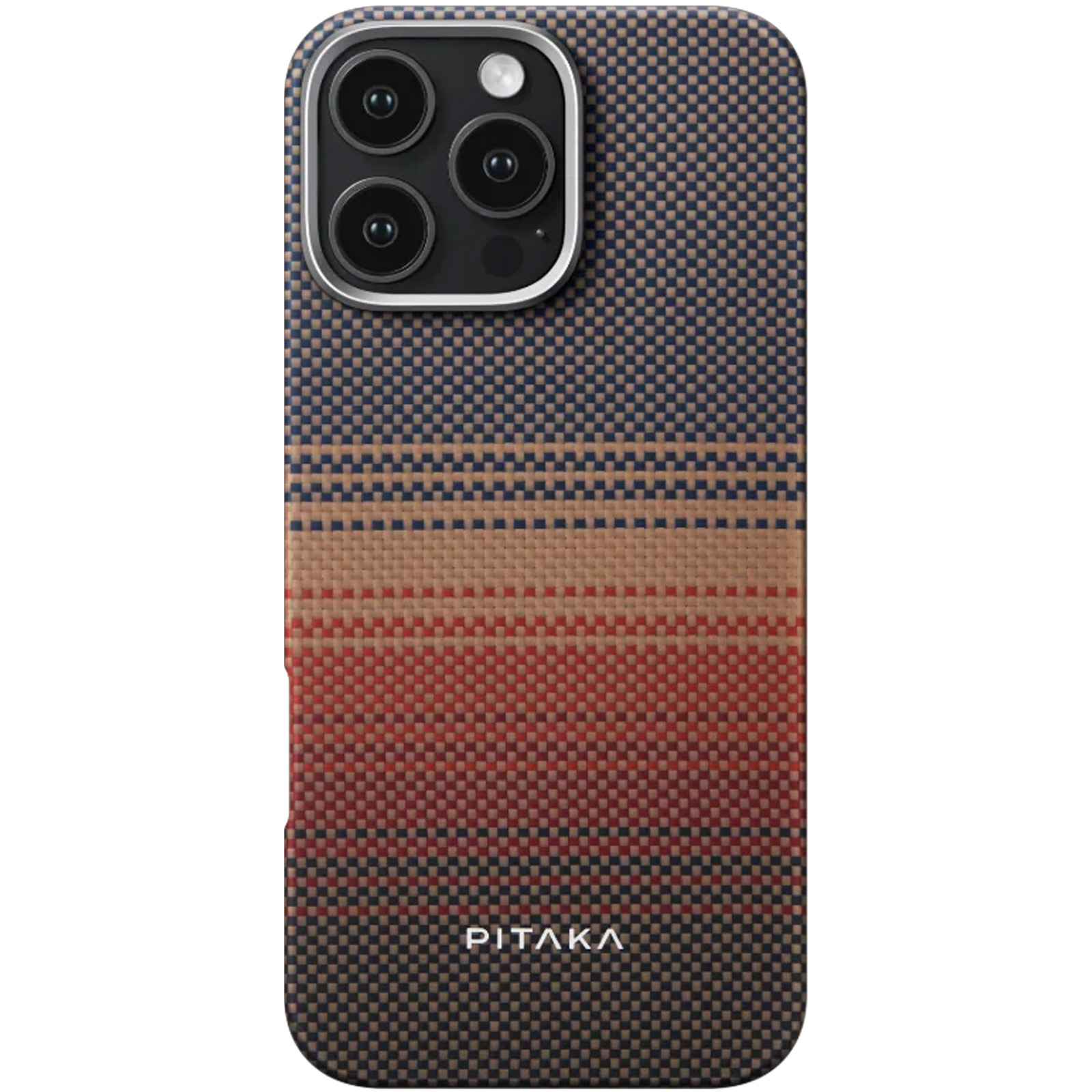 Чехол Aramid Fiber PTK Premium with MagSafe (NFC) для Apple iPhone 16 Pro Max (6.9"), Sunset 1, Карбон, купить оптом с доставкой