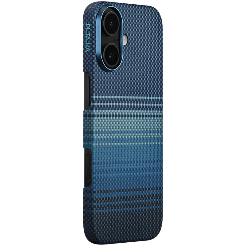 Чехол Aramid Fiber PTK Premium with MagSafe (NFC) для Apple iPhone 17 (6.3"), Moonrise, Карбон, купить оптом с доставкой