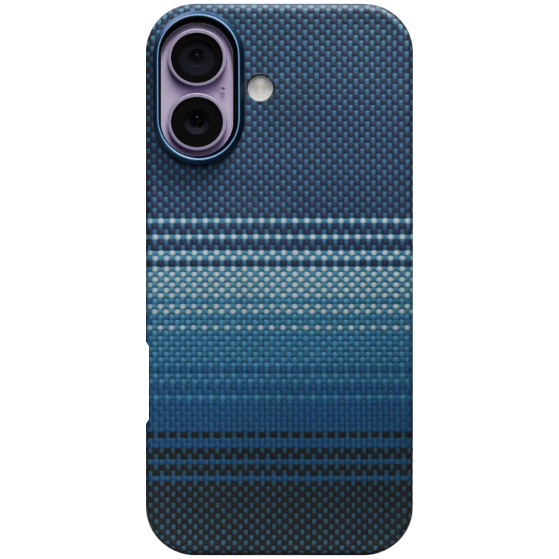 Чехол Aramid Fiber PTK Premium with MagSafe (NFC) для Apple iPhone 17 (6.3"), Moonrise 1, Карбон, купить оптом с доставкой