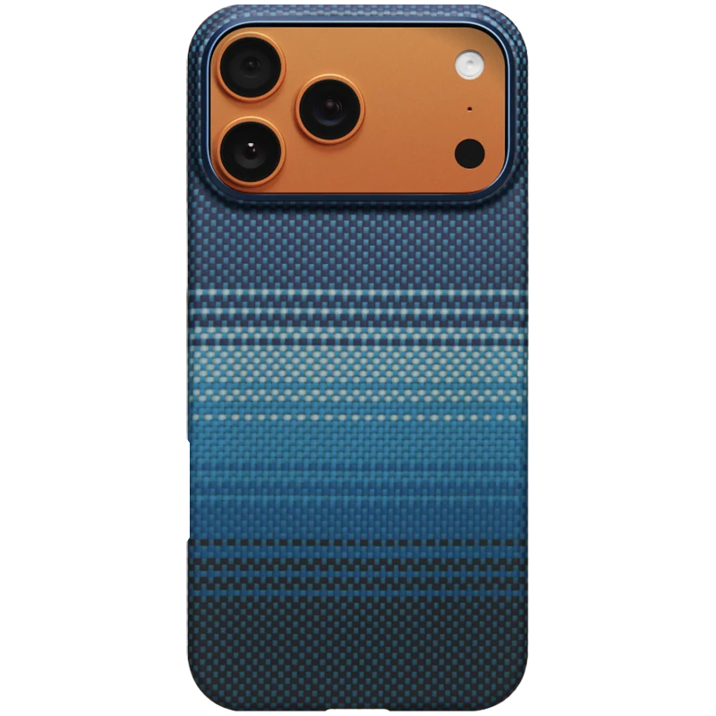 Чехол Aramid Fiber PTK Premium with MagSafe (NFC) для Apple iPhone 17 Pro (6.3"), Moonrise 1, Карбон, купить оптом с доставкой