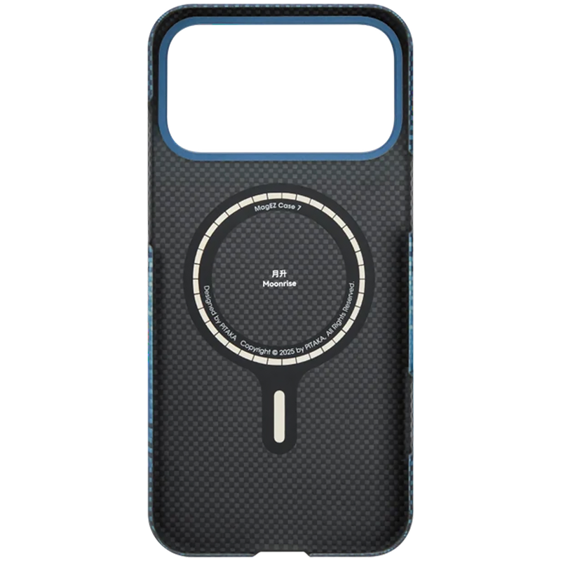Чехол Aramid Fiber PTK Premium with MagSafe (NFC) для Apple iPhone 17 Pro (6.3"), Moonrise 2, Карбон, купить оптом с доставкой