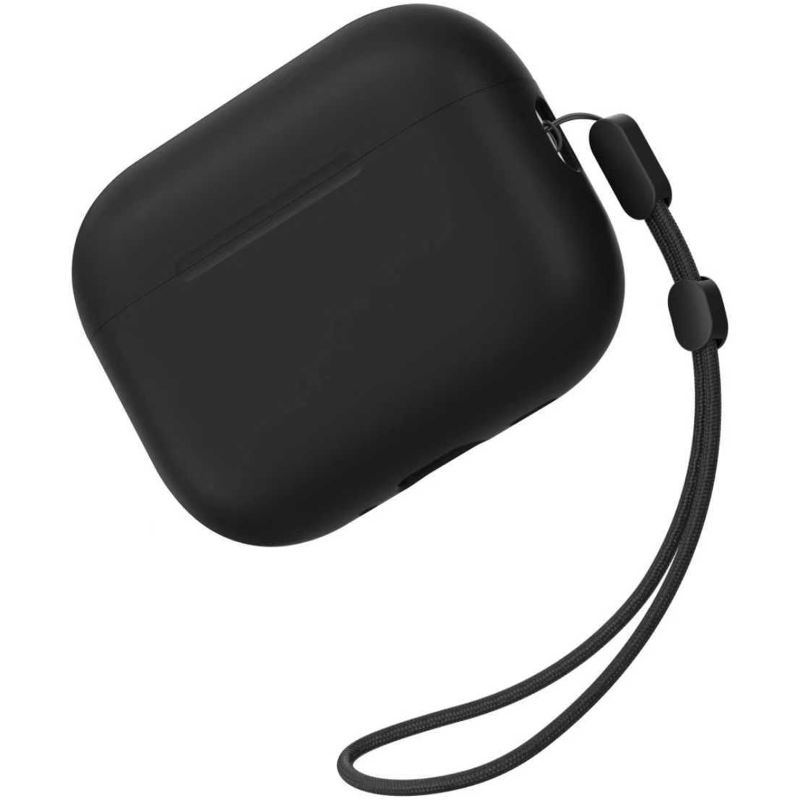 Силиконовый футляр BlueO Liquid silicone для наушников Airpods Pro 3, Black, Силикон, купить оптом с доставкой