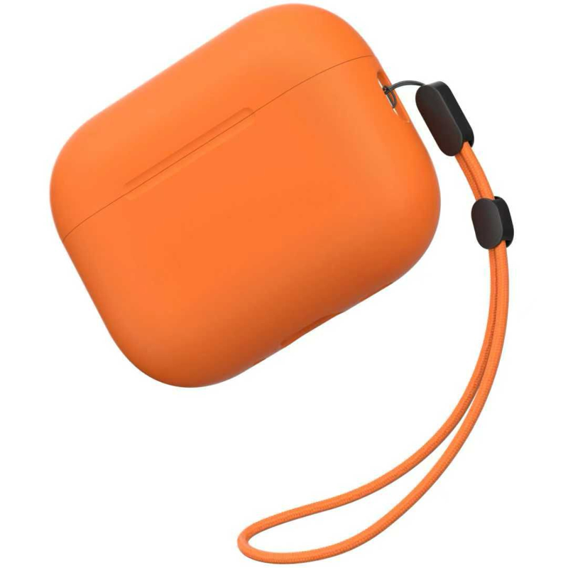 Силиконовый футляр BlueO Liquid silicone для наушников Airpods Pro 3, Orange, Силикон, купить оптом с доставкой