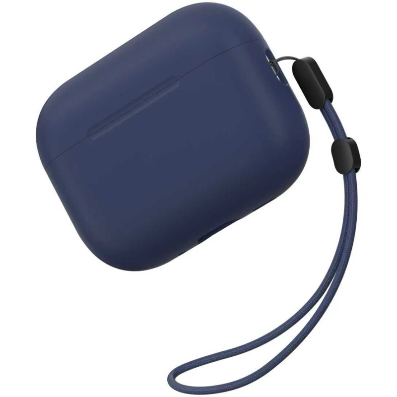 Силиконовый футляр BlueO Liquid silicone для наушников Airpods Pro 3, Navy Blue, Силикон, купить оптом с доставкой