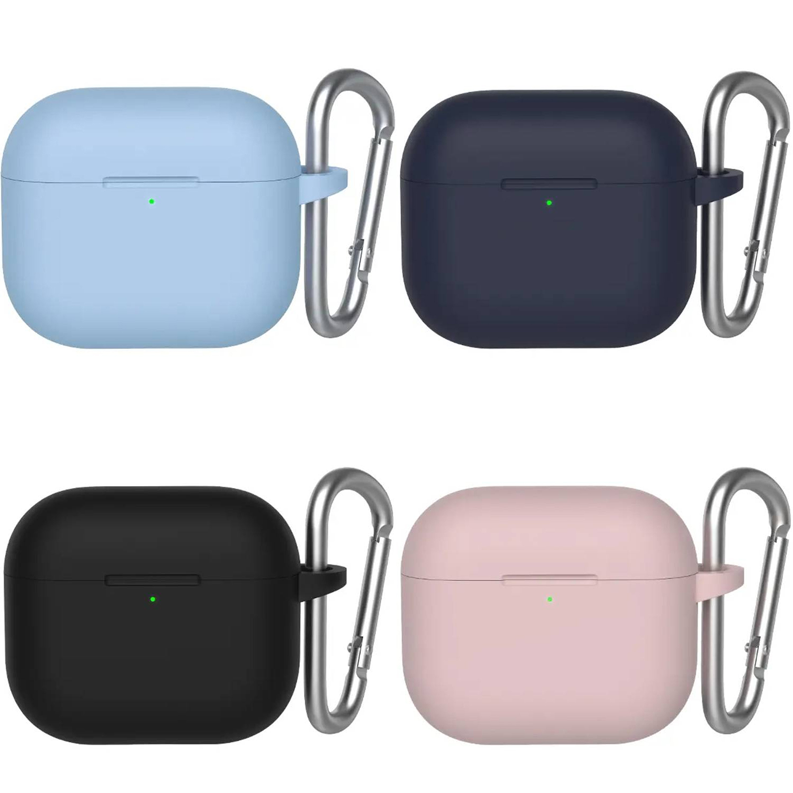 Силиконовый футляр BlueO Liquid silicone для наушников Airpods 4, Силикон, купить оптом с доставкой