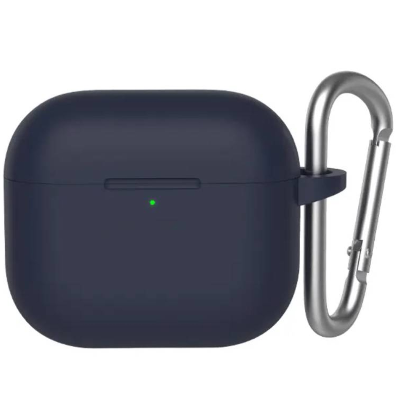 Силиконовый футляр BlueO Liquid silicone для наушников Airpods 4, Deep Blue, Силикон, купить оптом с доставкой