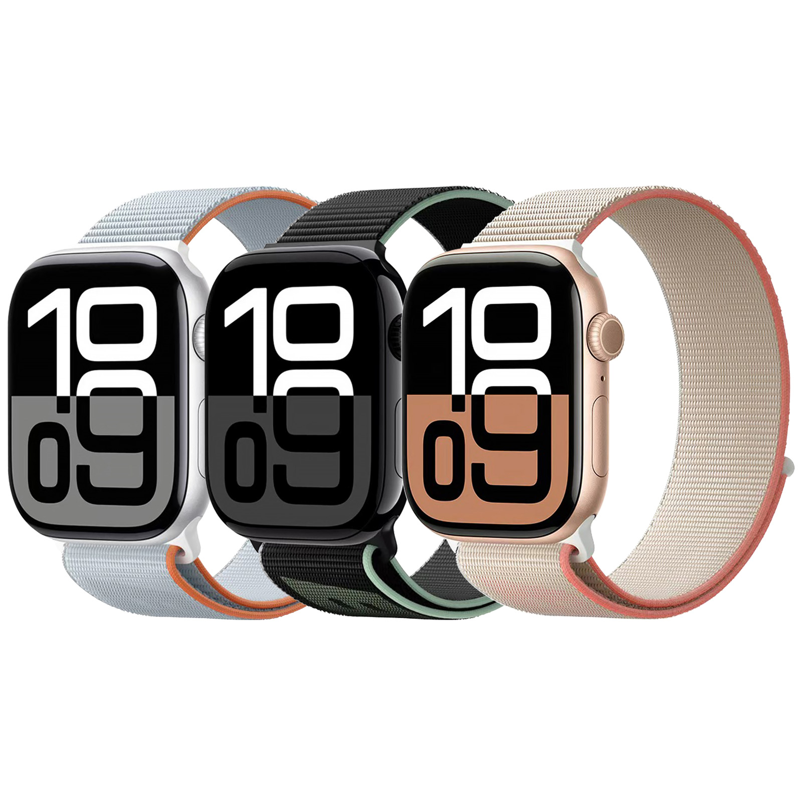 Ремешок BlueO Woven Nylon Sport для Apple Watch 42(ser.1-3)/44/45/46/49mm, Нейлон, купить оптом с доставкой