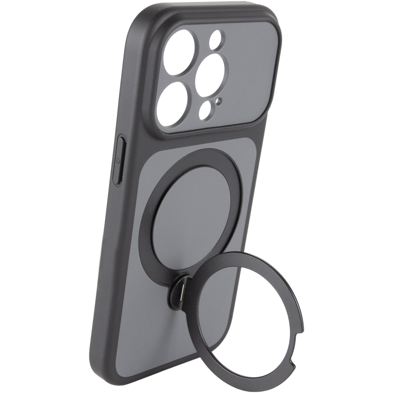 Чохол Ummi Full Camera with MagSafe HQ Ring для Apple iPhone 13 Pro (6.1"), Black 4, TPU+PC, купити оптом з доставкою