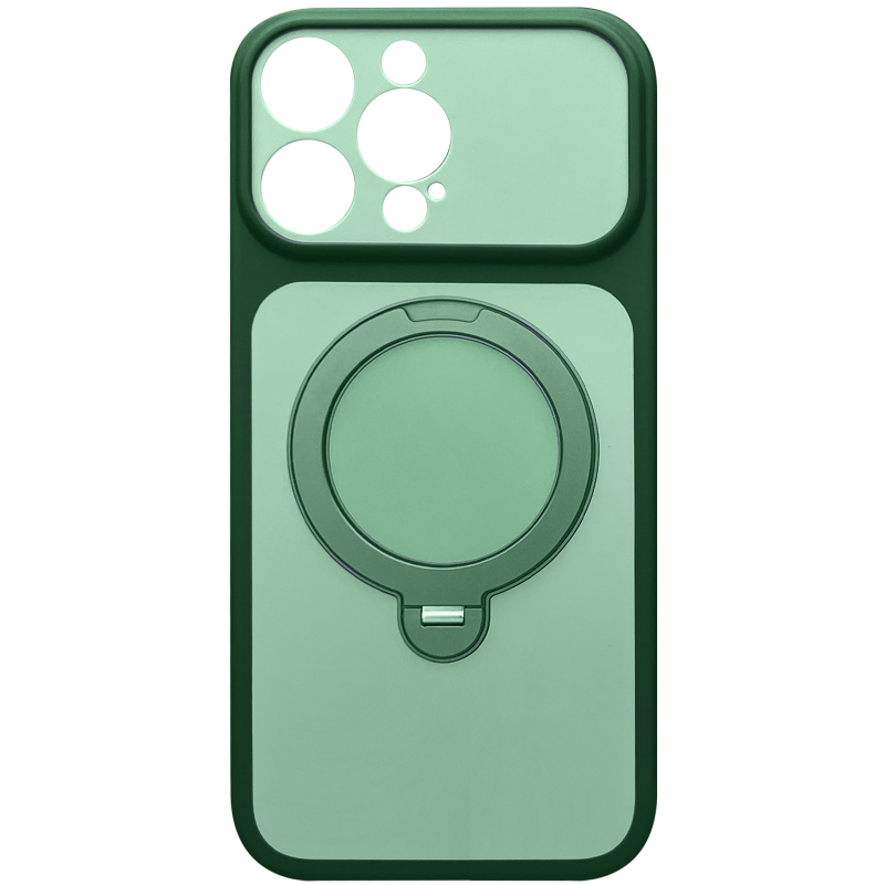 Чехол Ummi Full Camera with MagSafe HQ Ring для Apple iPhone 13 Pro (6.1"), Green, TPU+PC, купить оптом с доставкой