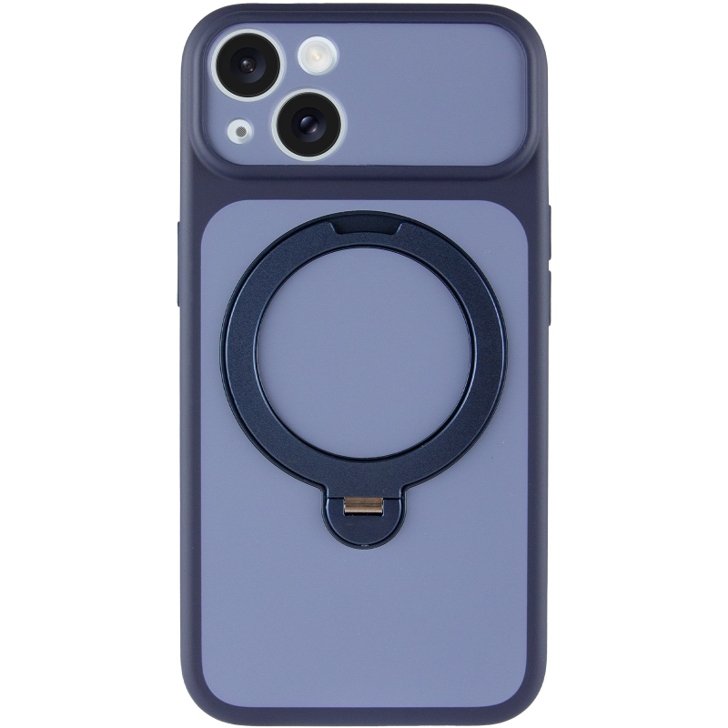 Чохол Ummi Full Camera with MagSafe HQ Ring для Apple iPhone 13 (6.1"), Navy Blue 1, TPU+PC, купити оптом з доставкою