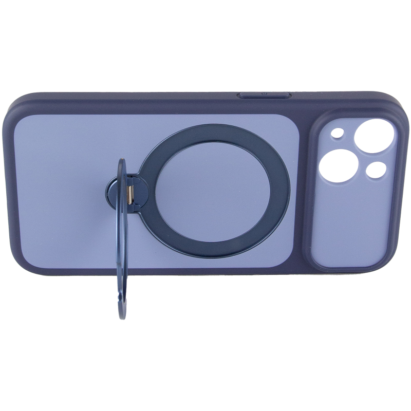 Чохол Ummi Full Camera with MagSafe HQ Ring для Apple iPhone 13 (6.1"), Navy Blue 4, TPU+PC, купити оптом з доставкою