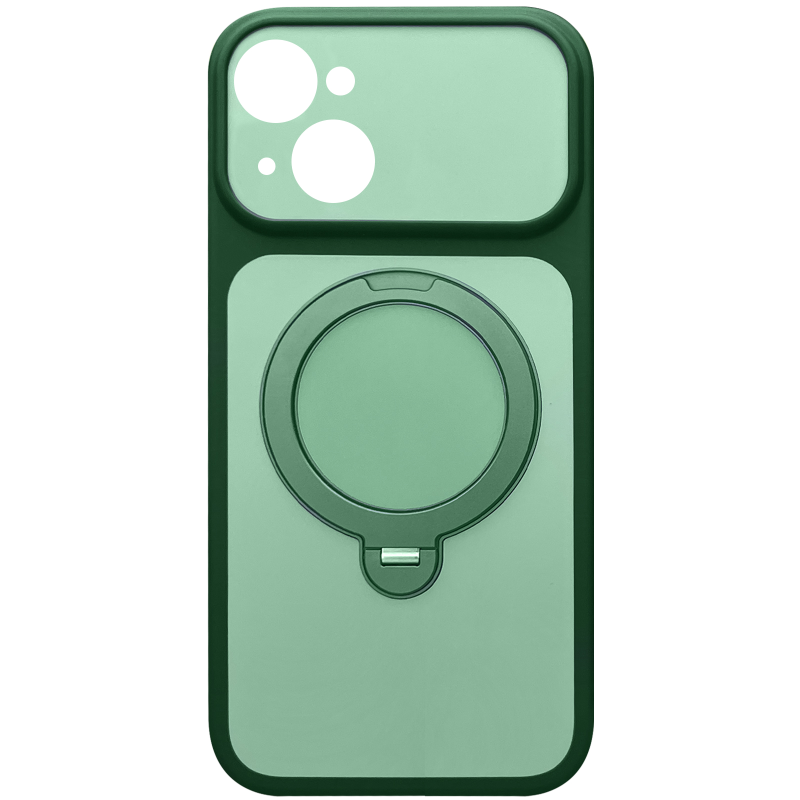 Чехол Ummi Full Camera with MagSafe HQ Ring для Apple iPhone 13 (6.1"), Green, TPU+PC, купить оптом с доставкой
