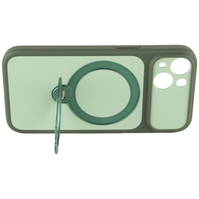 Чохол Ummi Full Camera with MagSafe HQ Ring для Apple iPhone 13 (6.1"), Green 4, TPU+PC, купити оптом з доставкою
