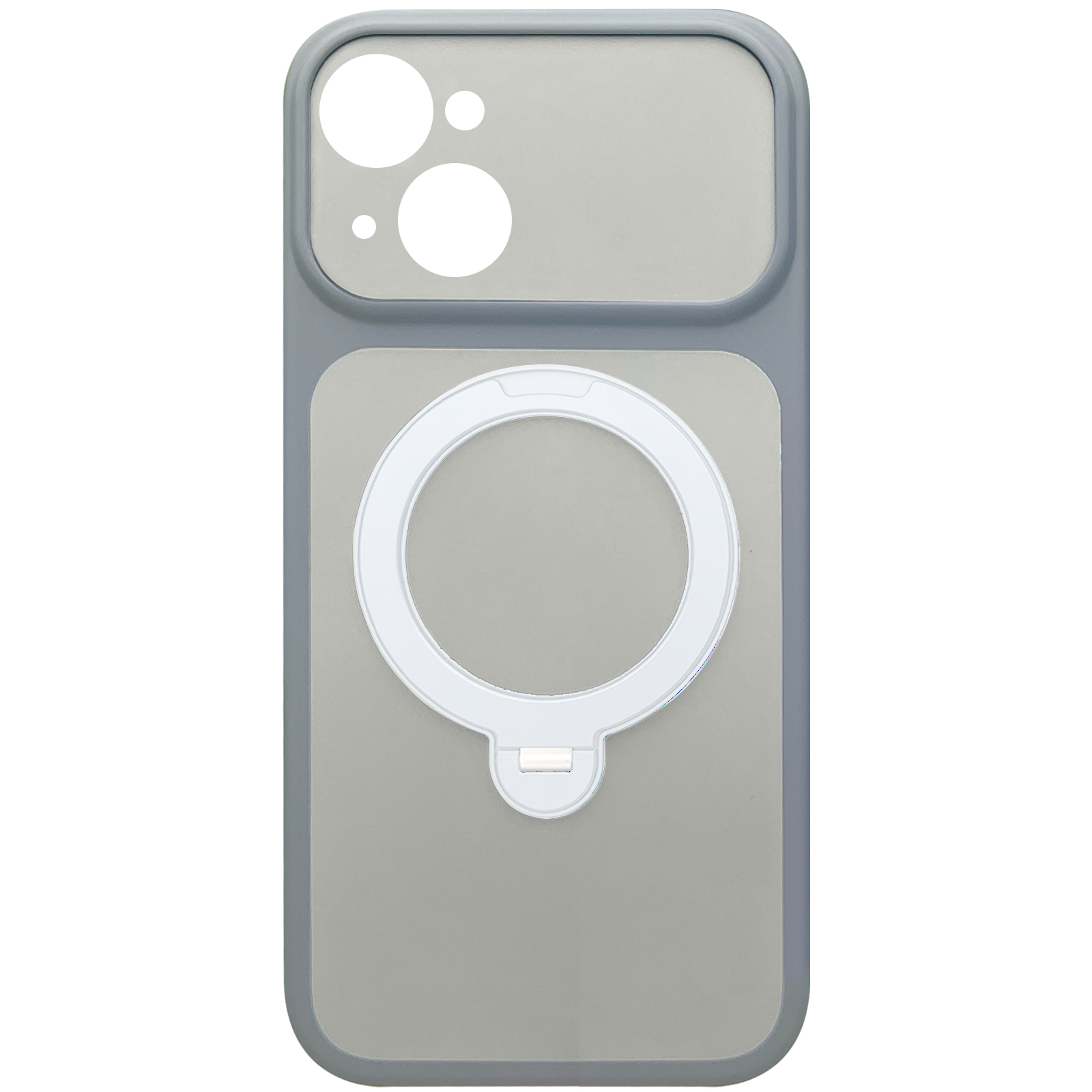 Чехол Ummi Full Camera with MagSafe HQ Ring для Apple iPhone 13 (6.1"), Grey, TPU+PC, купить оптом с доставкой