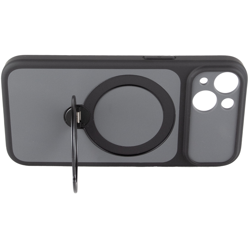 Чохол Ummi Full Camera with MagSafe HQ Ring для Apple iPhone 14 (6.1"), Black 5, TPU+PC, купити оптом з доставкою