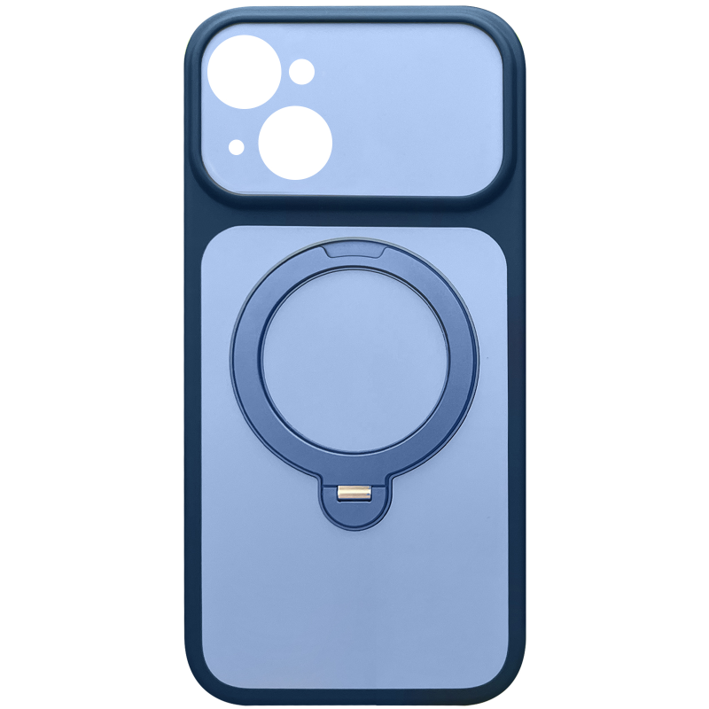 Чехол Ummi Full Camera with MagSafe HQ Ring для Apple iPhone 14 (6.1"), Navy Blue, TPU+PC, купить оптом с доставкой