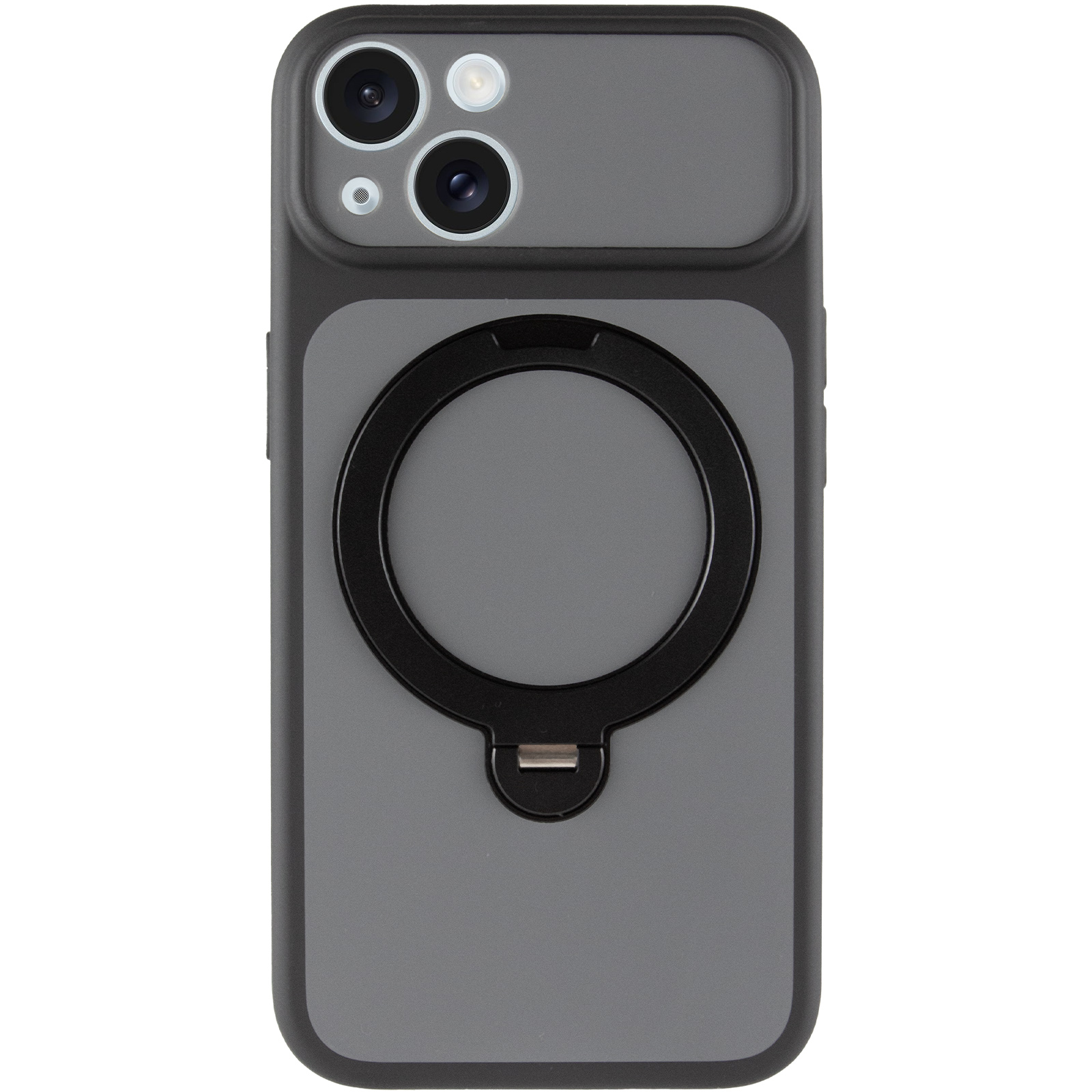 Чохол Ummi Full Camera with MagSafe HQ Ring для Apple iPhone 15 (6.1"), Black 2, TPU+PC, купити оптом з доставкою