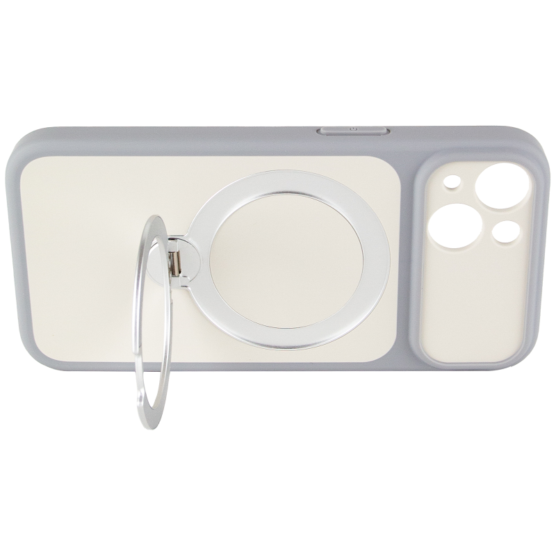 Чохол Ummi Full Camera with MagSafe HQ Ring для Apple iPhone 15 (6.1"), Grey 4, TPU+PC, купити оптом з доставкою