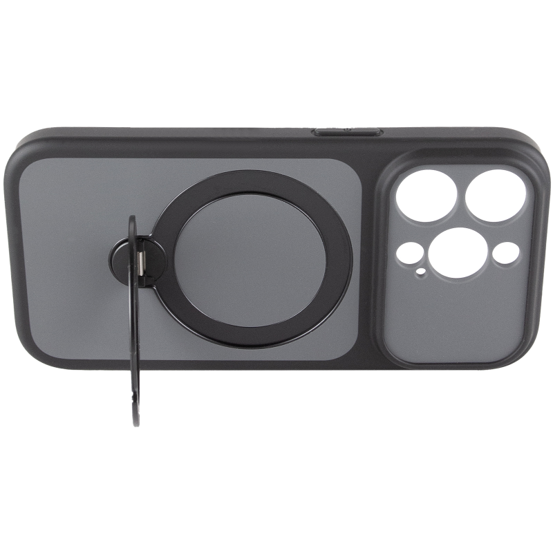 Чохол Ummi Full Camera with MagSafe HQ Ring для Apple iPhone 15 Pro Max (6.7"), Black 5, TPU+PC, купити оптом з доставкою