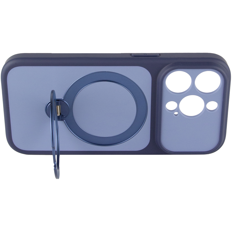 Чохол Ummi Full Camera with Magnetic Fit HQ Ring для Apple iPhone 15 Pro Max (6.7"), Navy Blue 4, TPU+PC, купити оптом з доставкою