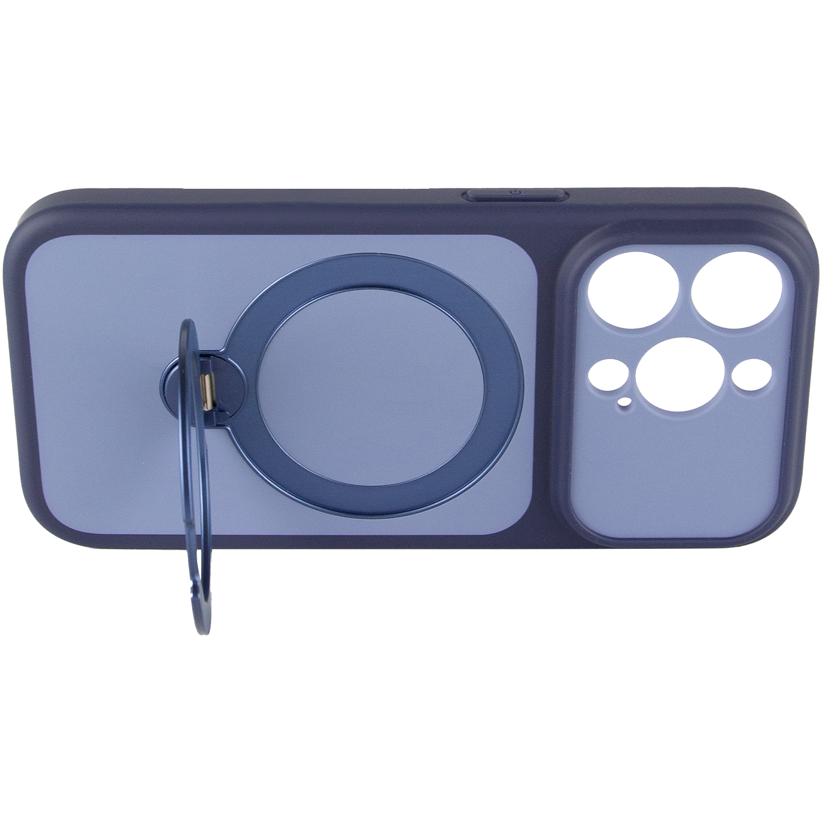 Чохол Ummi Full Camera with Magnetic Fit HQ Ring для Apple iPhone 15 Pro Max (6.7"), Navy Blue 4, TPU+PC, купити оптом з доставкою