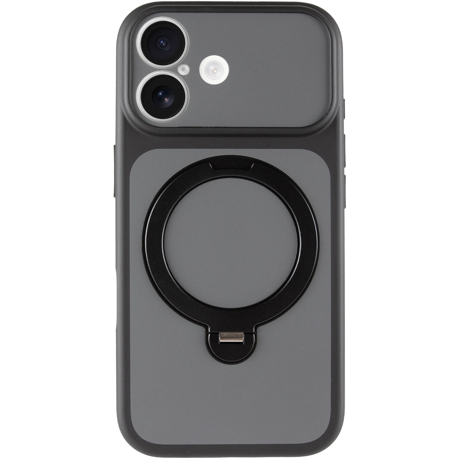 Чохол Ummi Full Camera with MagSafe HQ Ring для Apple iPhone 16 (6.1"), Black 2, TPU+PC, купити оптом з доставкою