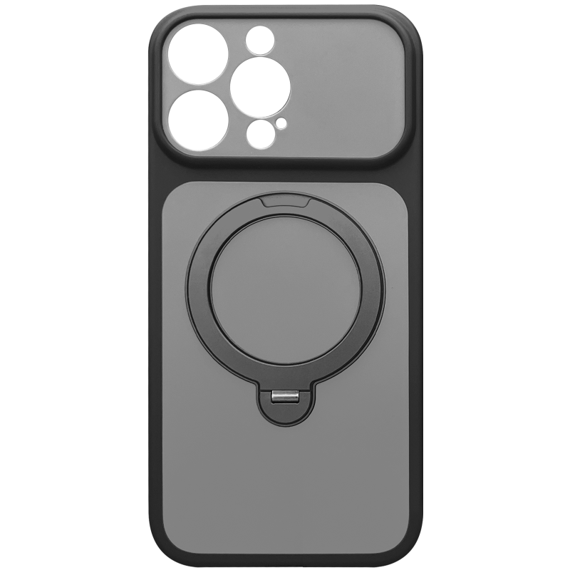 Чехол Ummi Full Camera with MagSafe HQ Ring для Apple iPhone 16 Pro (6.3"), Black, TPU+PC, купить оптом с доставкой
