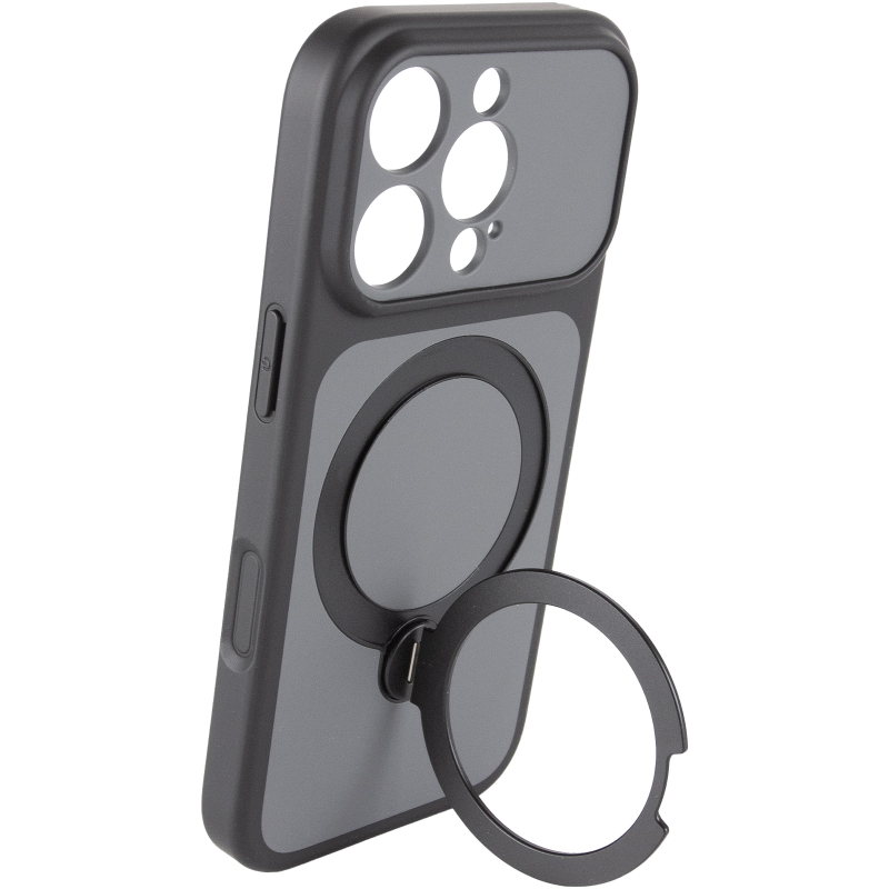 Чохол Ummi Full Camera with MagSafe HQ Ring для Apple iPhone 16 Pro (6.3"), Black 4, TPU+PC, купити оптом з доставкою