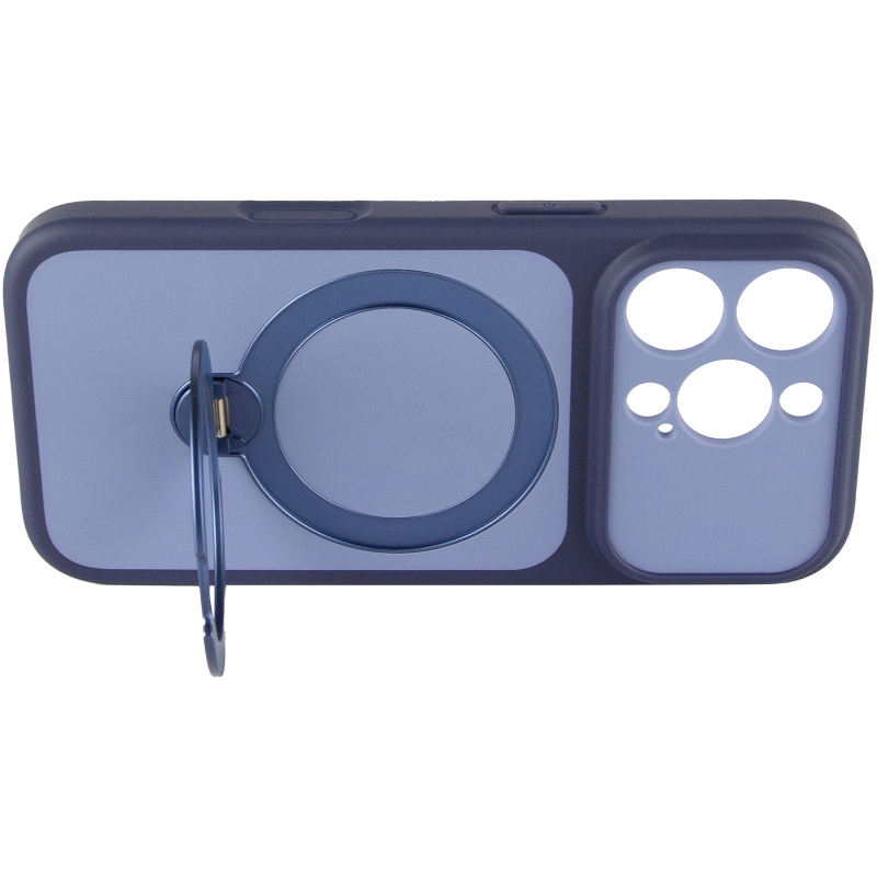 Чохол Ummi Full Camera with Magnetic Fit HQ Ring для Apple iPhone 16 Pro (6.3"), Navy Blue 4, TPU+PC, купити оптом з доставкою