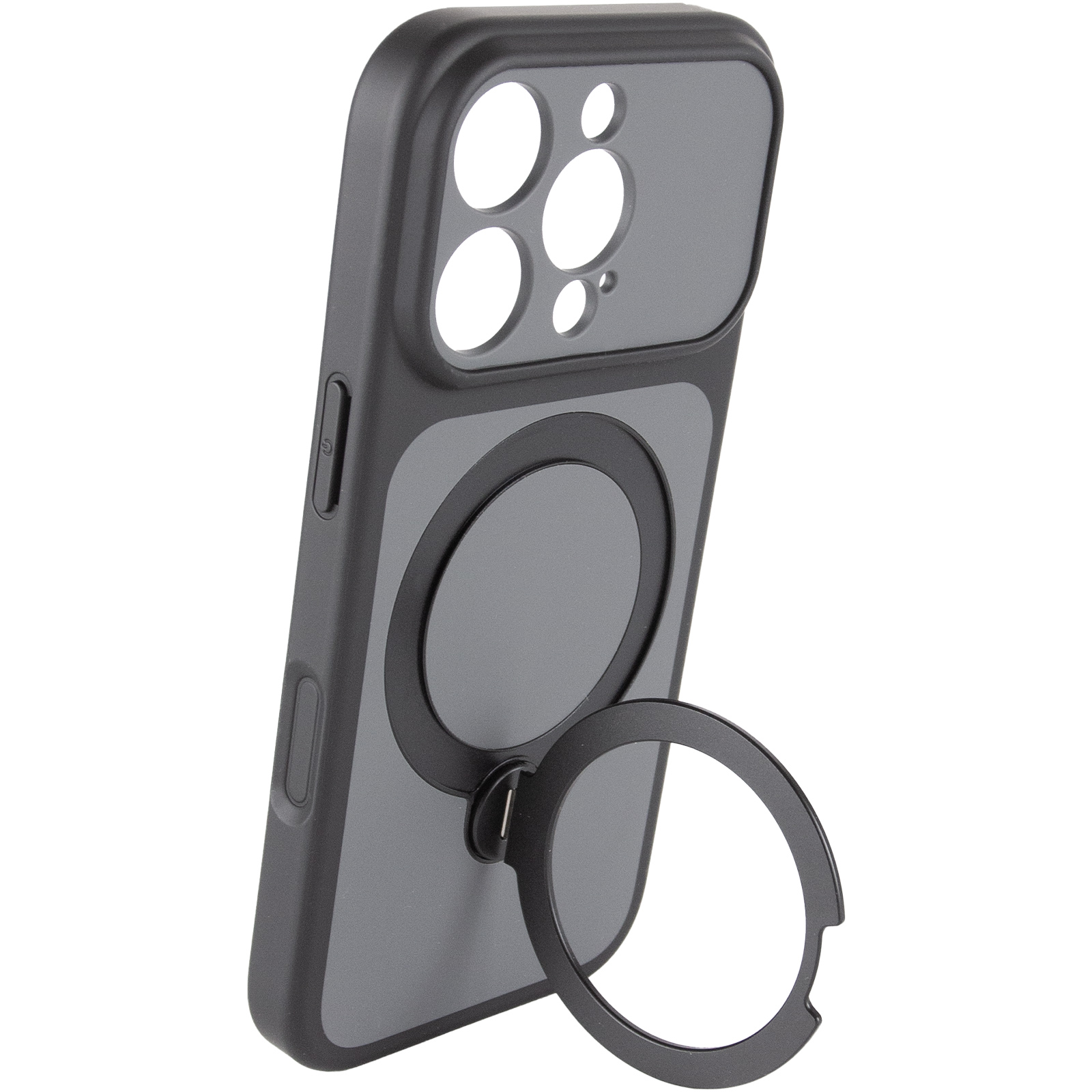 Чохол Ummi Full Camera with MagSafe HQ Ring для Apple iPhone 16 Pro Max (6.9"), Black 4, TPU+PC, купити оптом з доставкою