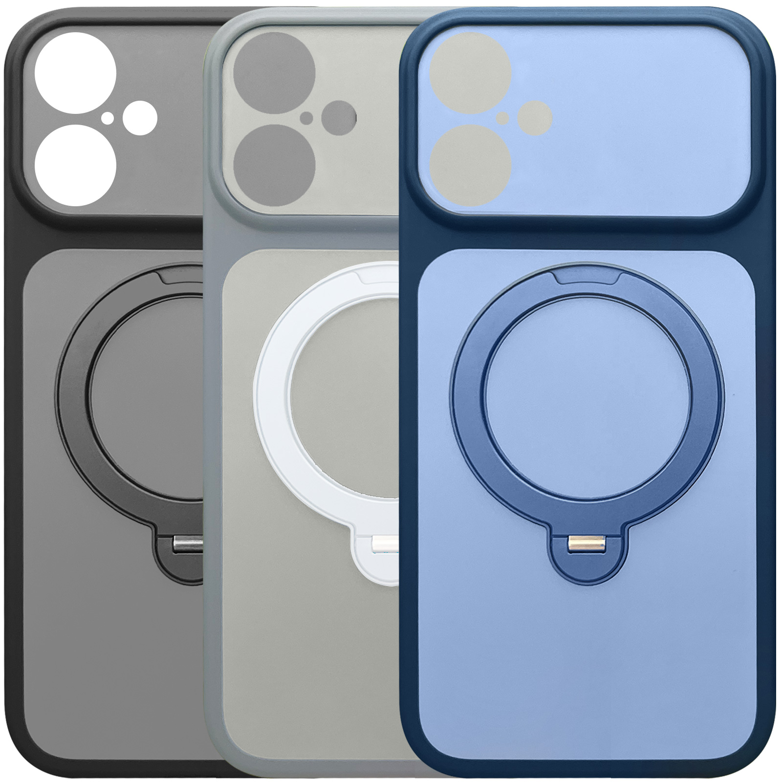 Чехол Ummi Full Camera with MagSafe HQ Ring для Apple iPhone 17 (6.3"), TPU+PC, купить оптом с доставкой