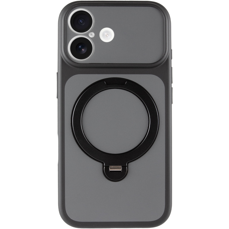Чохол Ummi Full Camera with MagSafe HQ Ring для Apple iPhone 17 (6.3"), Black 2, TPU+PC, купити оптом з доставкою