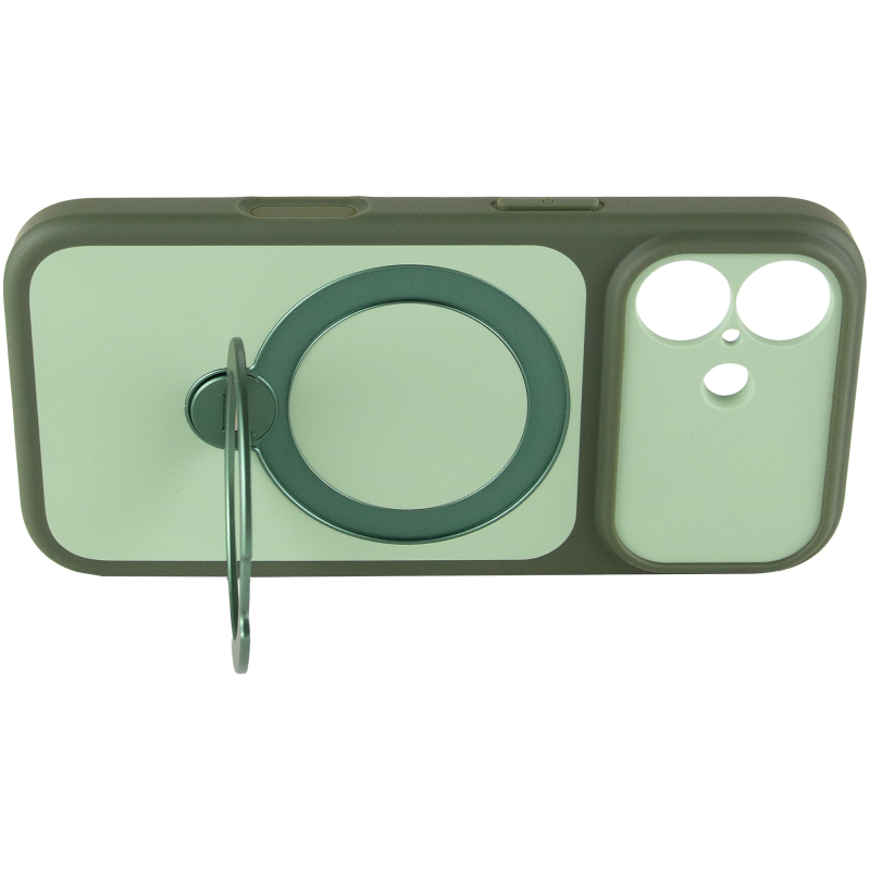 Чохол Ummi Full Camera with MagSafe HQ Ring для Apple iPhone 17 (6.3"), Green 4, TPU+PC, купити оптом з доставкою