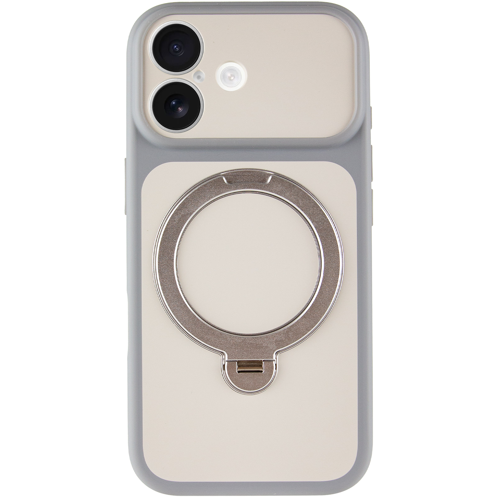 Чохол Ummi Full Camera with MagSafe HQ Ring для Apple iPhone 17 (6.3"), Grey 1, TPU+PC, купити оптом з доставкою
