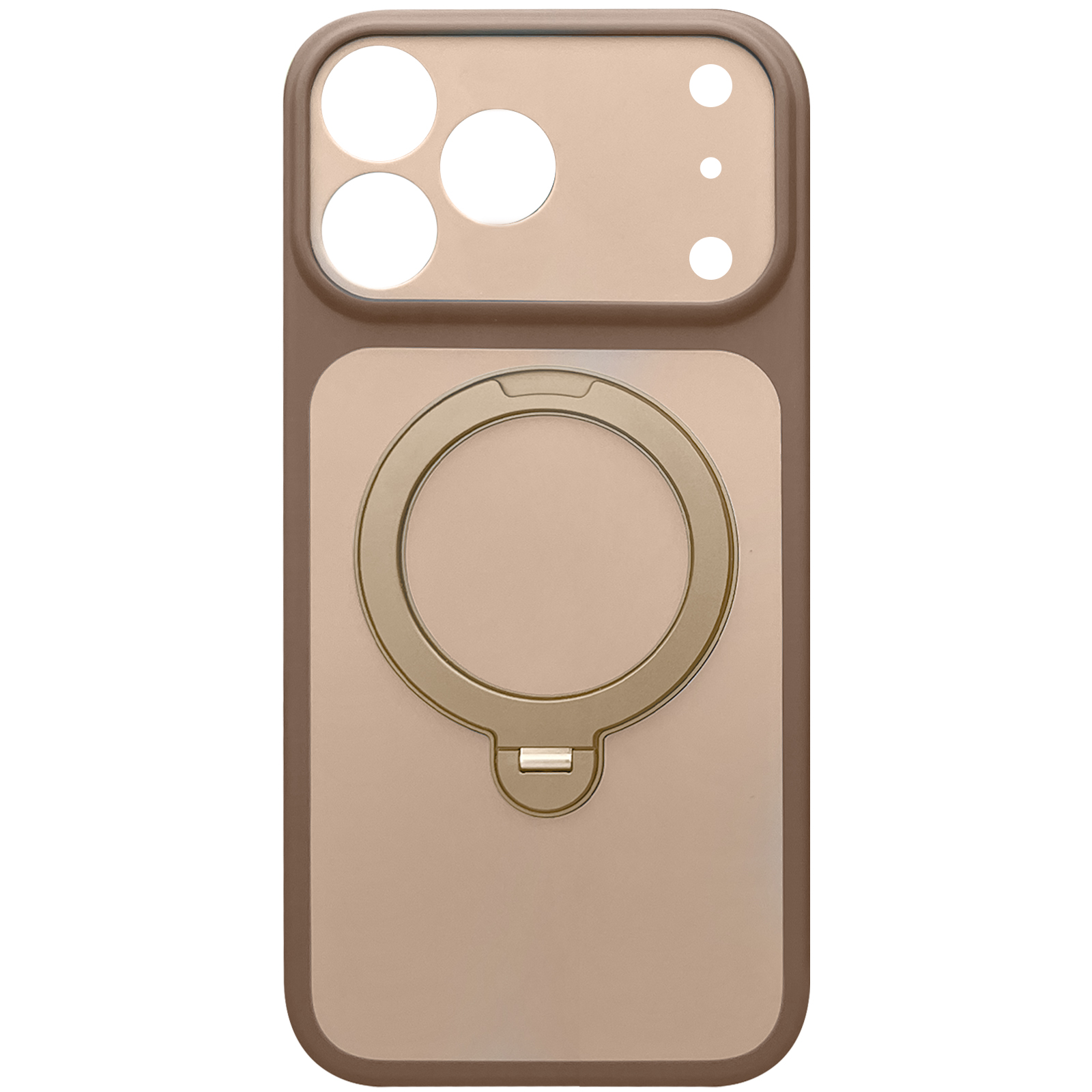 Чехол Ummi Full Camera with MagSafe HQ Ring для Apple iPhone 17 Pro (6.3"), Brown Gold, TPU+PC, купить оптом с доставкой