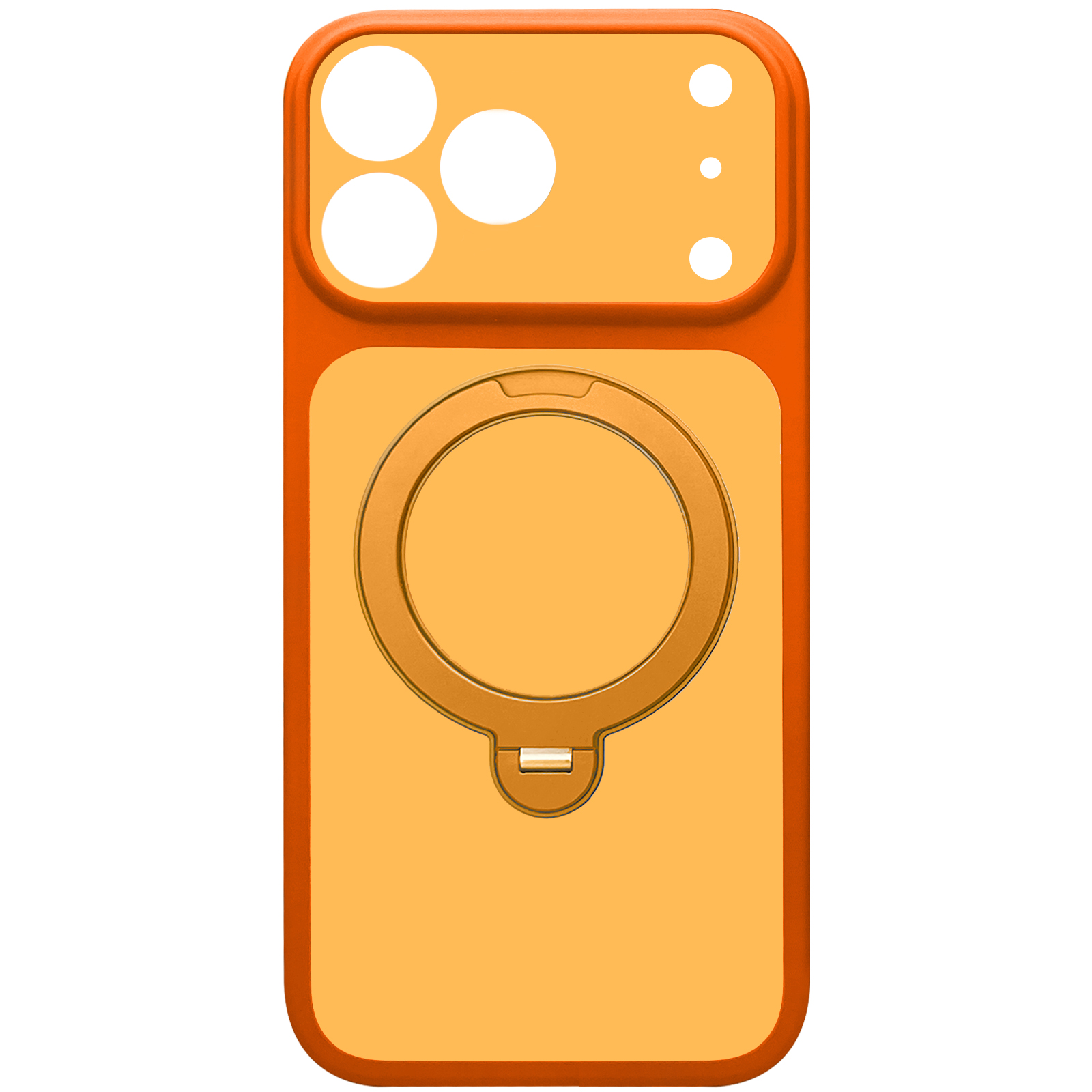 Чехол Ummi Full Camera with MagSafe HQ Ring для Apple iPhone 17 Pro (6.3"), Orange, TPU+PC, купить оптом с доставкой