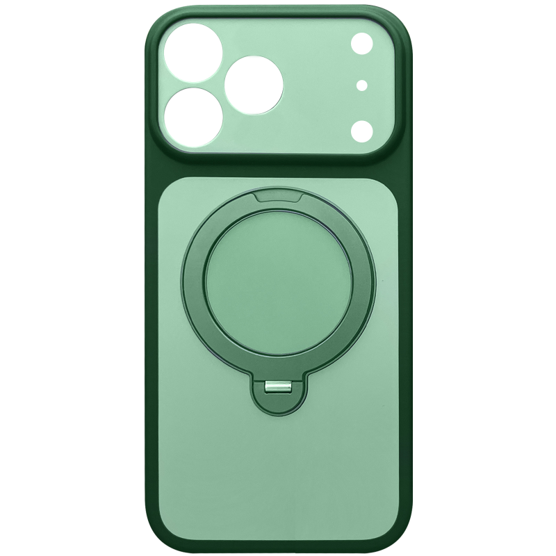 Чехол Ummi Full Camera with MagSafe HQ Ring для Apple iPhone 17 Pro Max (6.9"), Green, TPU+PC, купить оптом с доставкой