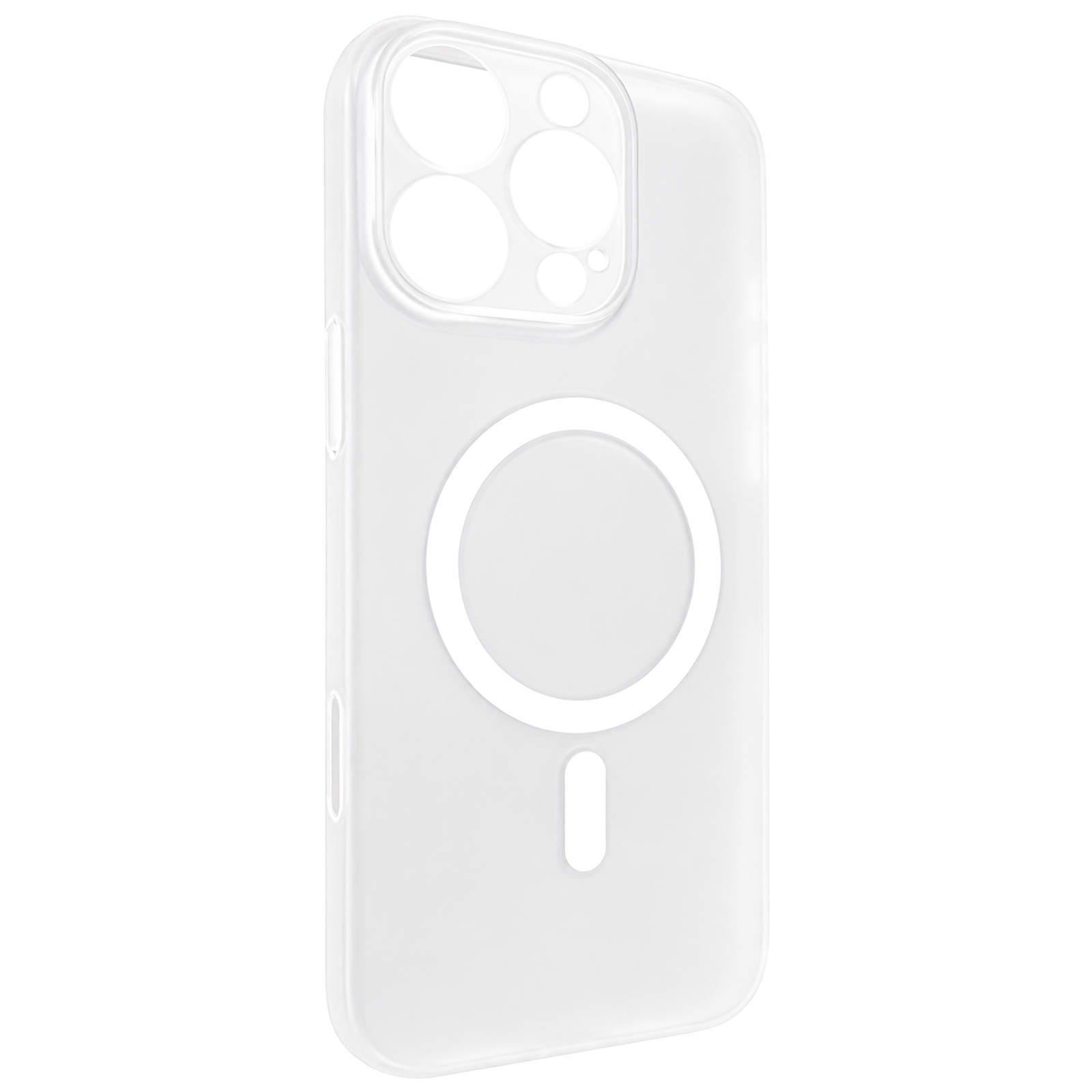 Чехол PC Slim Matte with MagSafe (camera button) для Apple iPhone 16 Pro Max (6.9"), White, Пластик, купить оптом с доставкой