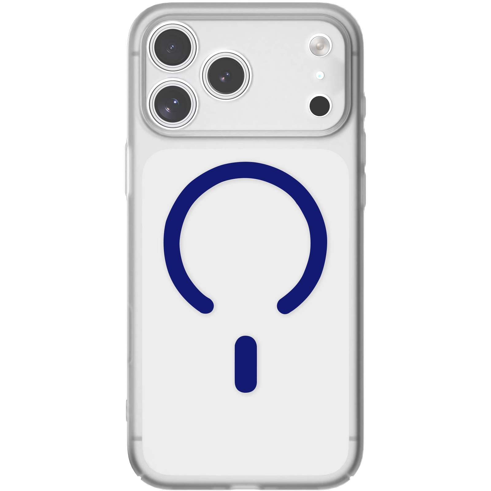 Чехол PC Slim Matte with MagSafe (camera button) для Apple iPhone 17 Pro (6.3"), Blue 1, Пластик, купить оптом с доставкой