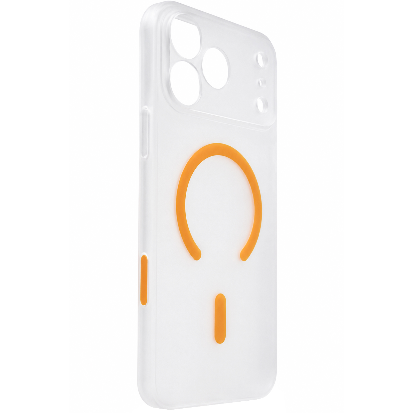 Чохол PC Slim Matte with MagSafe (camera button) для Apple iPhone 17 Pro Max (6.9"), Orange, Пластик, купити оптом з доставкою