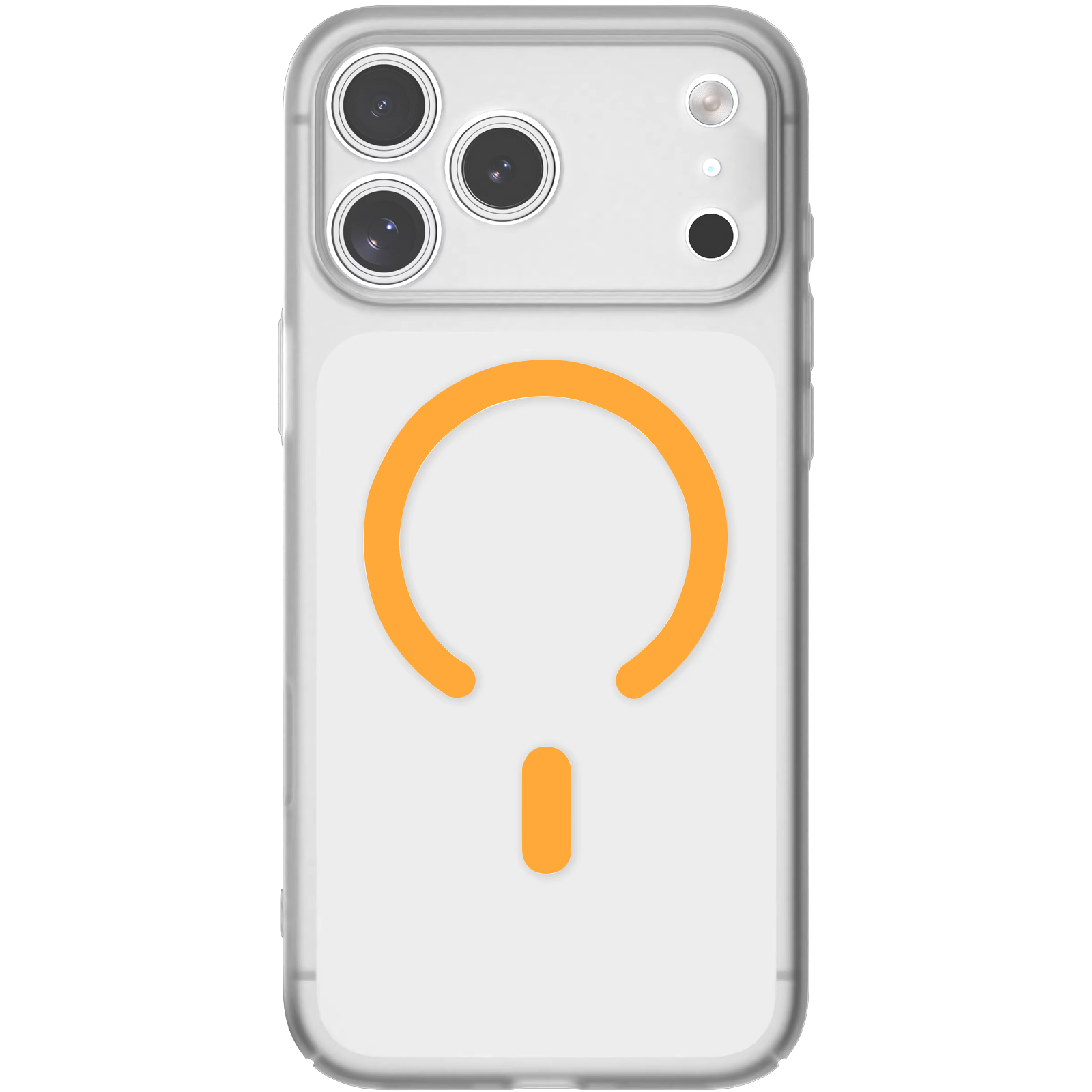 Чохол PC Slim Matte with MagSafe (camera button) для Apple iPhone 17 Pro Max (6.9"), Orange 1, Пластик, купити оптом з доставкою