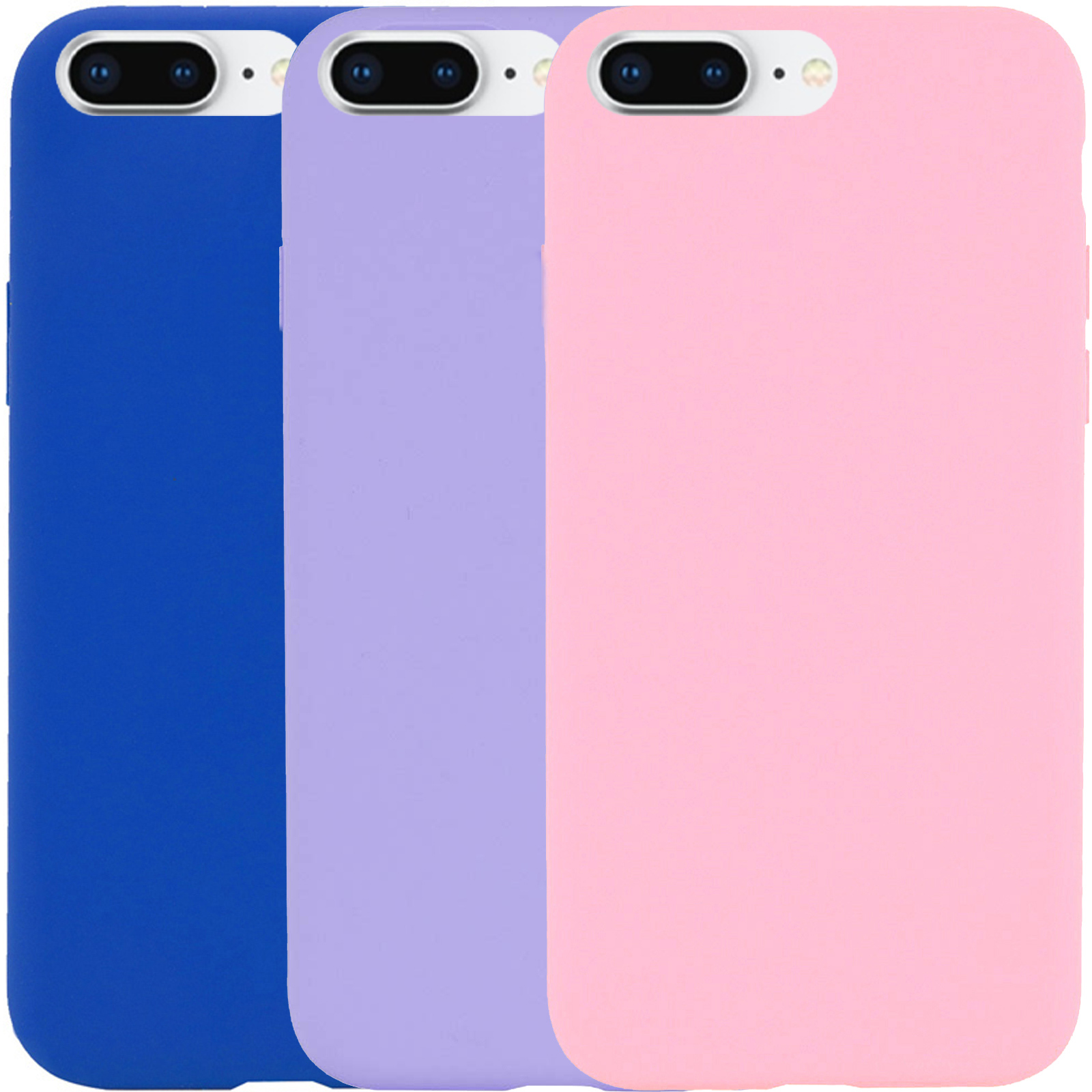 Чохол Silk Full Protective (AA) NO LOGO для Apple iPhone 7 plus / 8 plus (5.5"), Силікон, купити оптом з доставкою